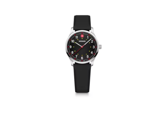City Sport 34, SIR, BLK dial, BLK silicone str