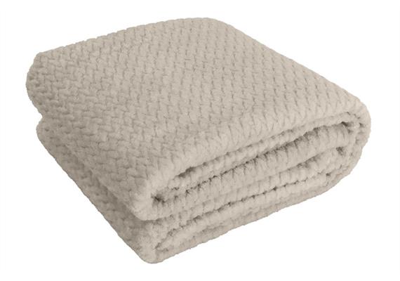 Couchdecke Espiga weiss 180x220 cm