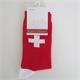 Damen Socken Kreuz, rot/weiss
