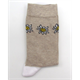 Damensocken Edelweiss weiss-baige 36-41