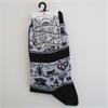 Damensocken schwarz Alpaufzug 36-41