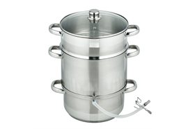 Dampfentsafter Induktion 26cmØ H30.5 8Liter