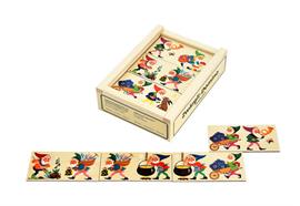 Domino Zwerge ,Holzspiel