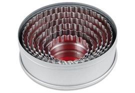 Dose 12cm, 6 Ringe Edelstahl