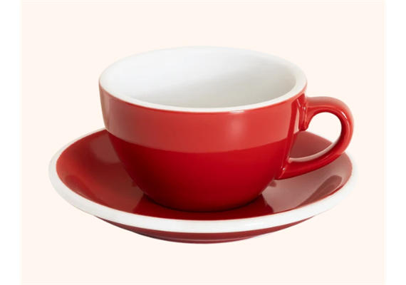 Egg Cappuccino Cup 200ml rot ohne Teller