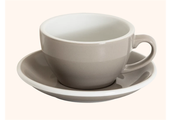 Egg Cappuccino Cup 250ml grau ohne Teller