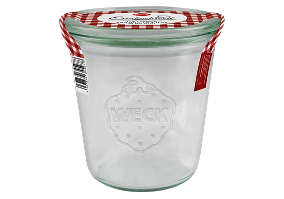 Einmachglas Sturzform mit Deckel 290 ml ø 80 mm Weck