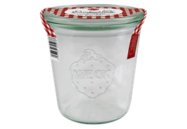 Einmachglas Sturzform mit Deckel 290 ml ø 80 mm Weck