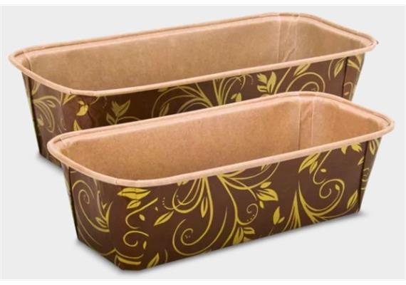 Einweg Kastenform Minibraun