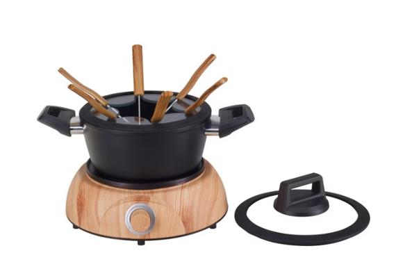 Elektro Fleischfondue "Wood" 9-teilig 1400W