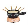 Elektro Käsefondue-Set "Wood Blumenwiese"8teilig