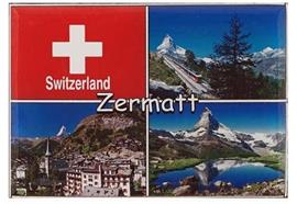 Epoxy Postkarten-Magnet Motive Zermatt