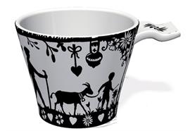 Espressotasse "Scherenschnitt"