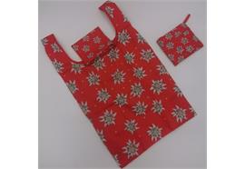 Falttasche Polyester Edelweiss rot