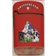 Feuerzeug rot Matterhorn / Relief Design farbig