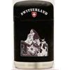Feuerzeug schwarz Matterhorn / Relief Design