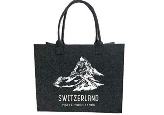 Filztasche Shopper Small Switzerland Matterhorn Filztasche Shopper Small Switzerland Matterhorn
