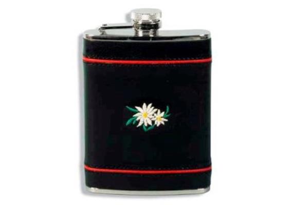 Flachmann Edelweiss gestickt 18 cl