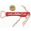 Flaschenöffner metal rot mit Alpaufzug
