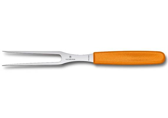 Fleisch- und Bratengabel 15cm orange Blister