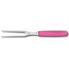 Fleisch- und Bratengabel 15cm pink Blister