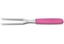 Fleisch- und Bratengabel 15cm pink Blister