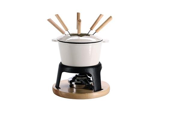 Fleischfondue-Set Guss Alpina 10-teilig Fleischfondue-Set Guss Alpina 10-teilig