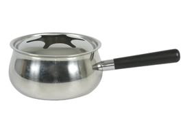 Fondue Pfanne für Gemüse und Fleisch,Edelstahl, Kunststoffgriff, Ø 16 cm