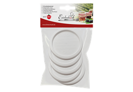 Frischhaltedeckel 5 Stück ø 80 mm Weck