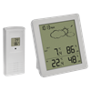 Funk-Wetterstation Clear Luftdruck 10.5x9.4x5.8 cm