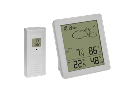 Funk-Wetterstation Clear Luftdruck 10.5x9.4x5.8 cm