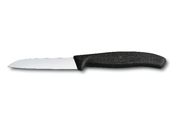 Gemüsemesser SwissClassic, 8 cm, schwarz