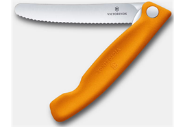 Gemüsemesser SwissClassic, faltbar, rund Well.orange