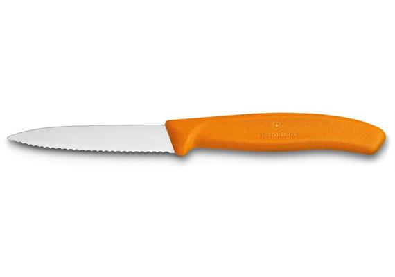 Gemüsemesser SwissClassic, Mittelspitz, 8 cm, oran