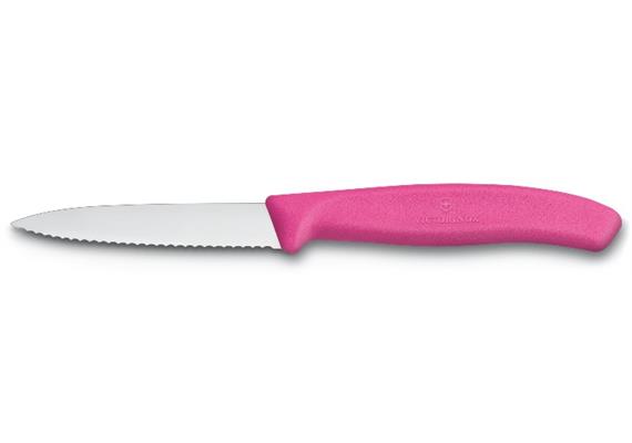 Gemüsemesser SwissClassic, Mittelspitz, 8 cm, pink