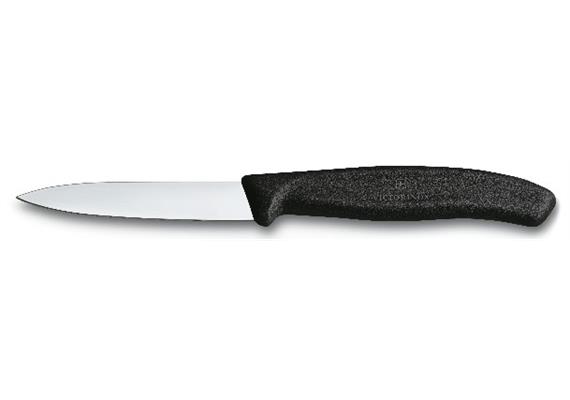 Gemüsemesser SwissClassic, Mittelspitz, 8 cm, schw