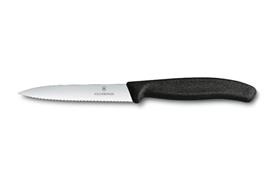 Gemüsemesser SwissClassic, Well., 10 cm, schwarz