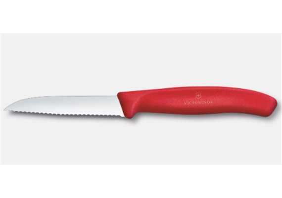 Gemüsemesser SwissClassic, Wellenschliff, 8 cm, ro Gemüsemesser SwissClassic, Wellenschliff, 8 cm, ro