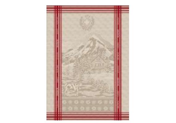 Geschirrtuch 50 x 70 cm Savoie lin rouge