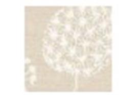 Gläsertuch natur 48x70cm,Halbleinen Pusteblume