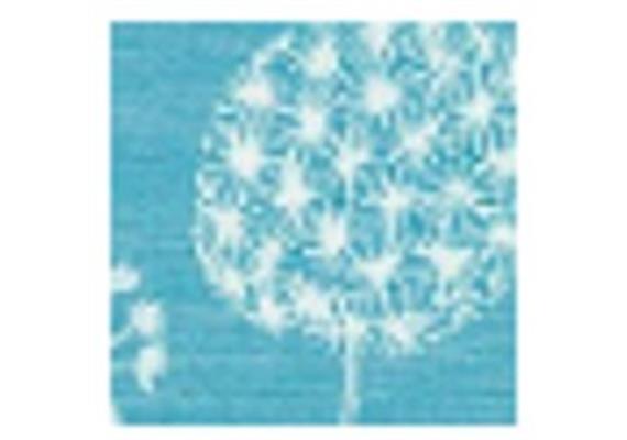 Gläsertuch türkis 45x73cm,Halbleinen Pusteblume Gläsertuch türkis 45x73cm,Halbleinen Pusteblume