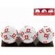Golfball-Geschenk-Set à 3 Stk. rot CH-Kreuz Switz
