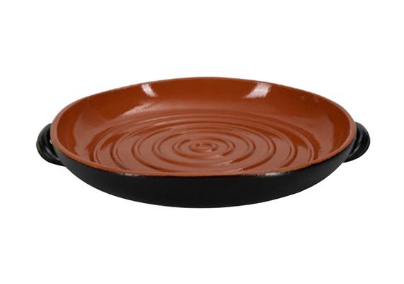 Grill me Grill- und Backofenform, 2 Griffe,schwarz, 25cm