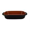 Grill me Grill- und Backofenform, eckig, schwarz,37 x 23 cm