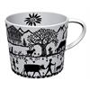 Grosse Tasse "Scherenscnitt"