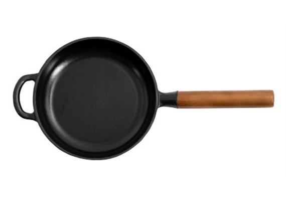 Gussbratpfanne "Large", Gusseisen, schwarz mit Holzgriff, Ø 26cm Gussbratpfanne "Large", Gusseisen, schwarz mit Holzgriff, Ø 26cm