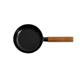 Gussbratpfanne "Smal", Gusseisen, schwarz mit Holzgriff, Ø 16cm