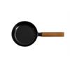 Gussbratpfanne "Smal", Gusseisen, schwarz mit Holzgriff, Ø 16cm