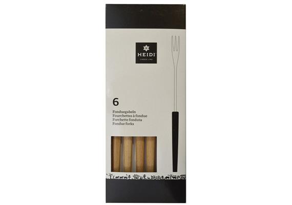 Heidi Cheese Line 6 Fonduegabeln Buche Heidi Cheese Line 6 Fonduegabeln Buche