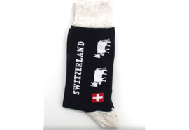 Herrensocken Kühe schwarz 40-46
